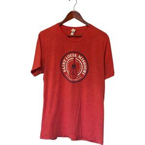 Saint Louis Missouri Side Project Brewing Men's L Red Short Sleeve T-Shirt